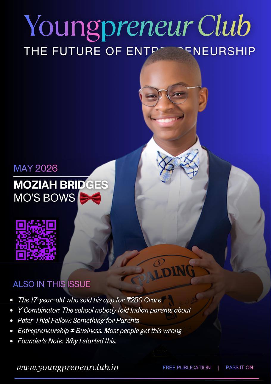 Youngpreneur Club Magazine — Issue 1 cover